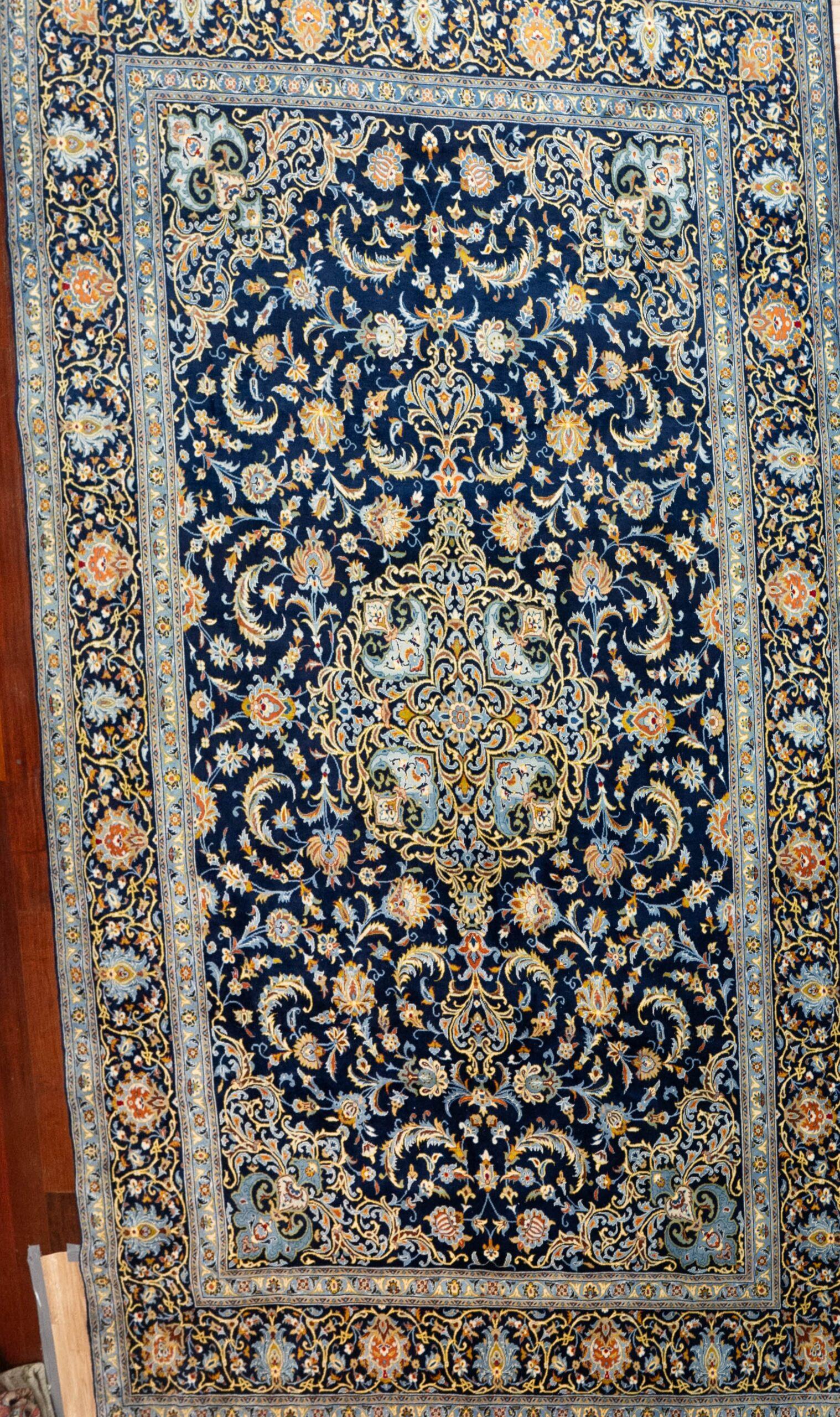 Kashan Wool Rug 9.8'x13.1' View 2