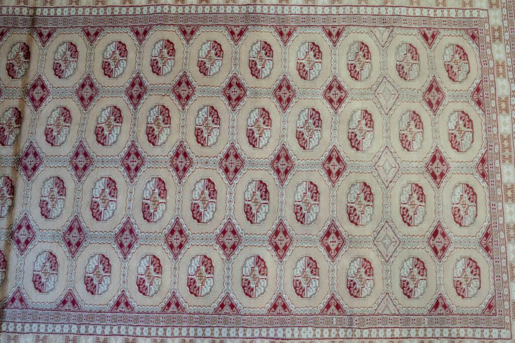 Bokhara Wool Silk Rug 5.6'x7.8 View 5