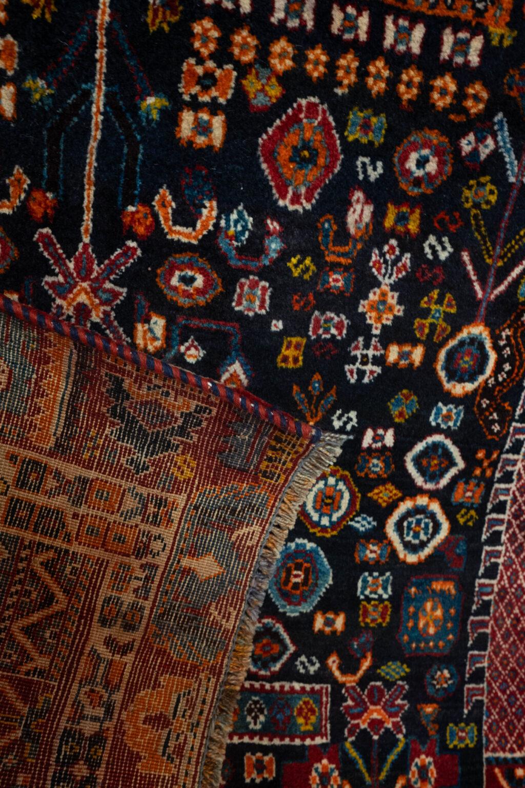 Qashqai Wool Rug 1.8'x4.10' View 11