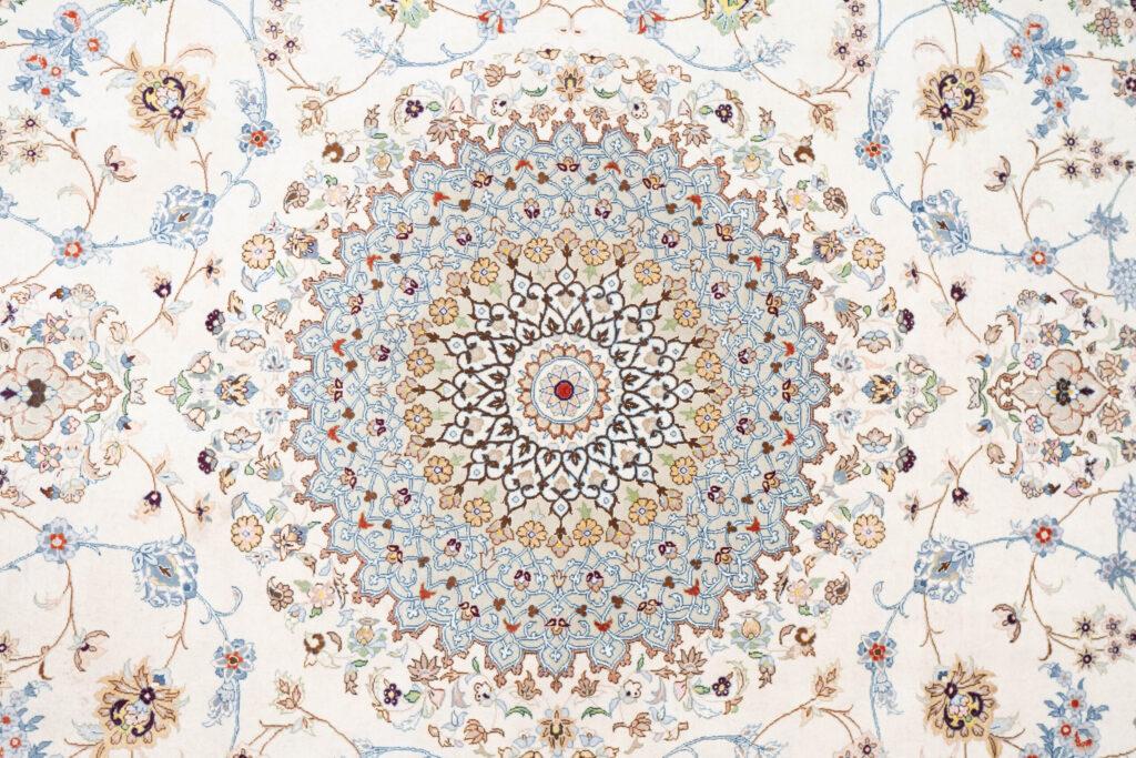 Isfahan Wool Rug 10.0x6.9 View 2