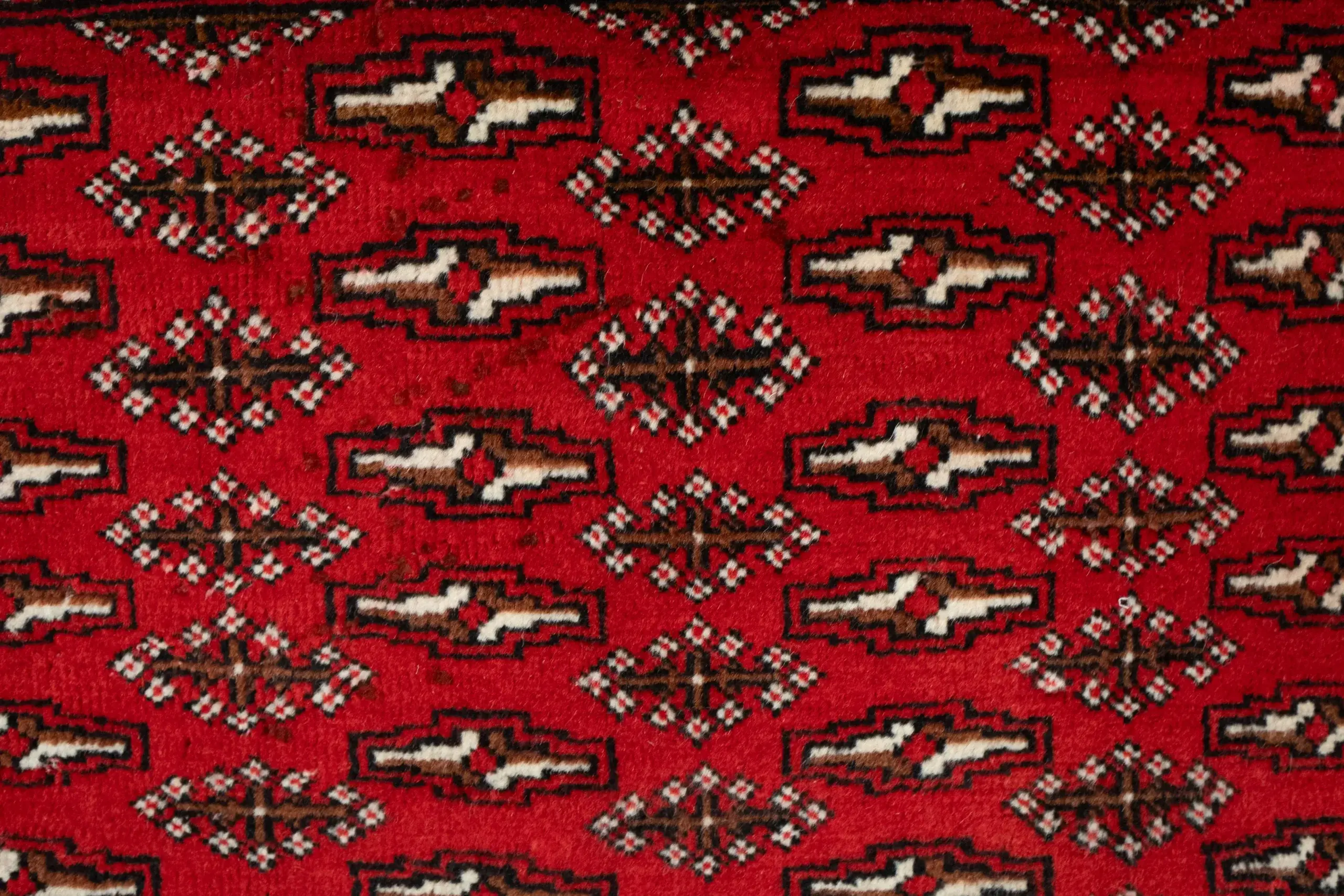 Turkmen Wool Rug 3.5 x 1.8 View 1