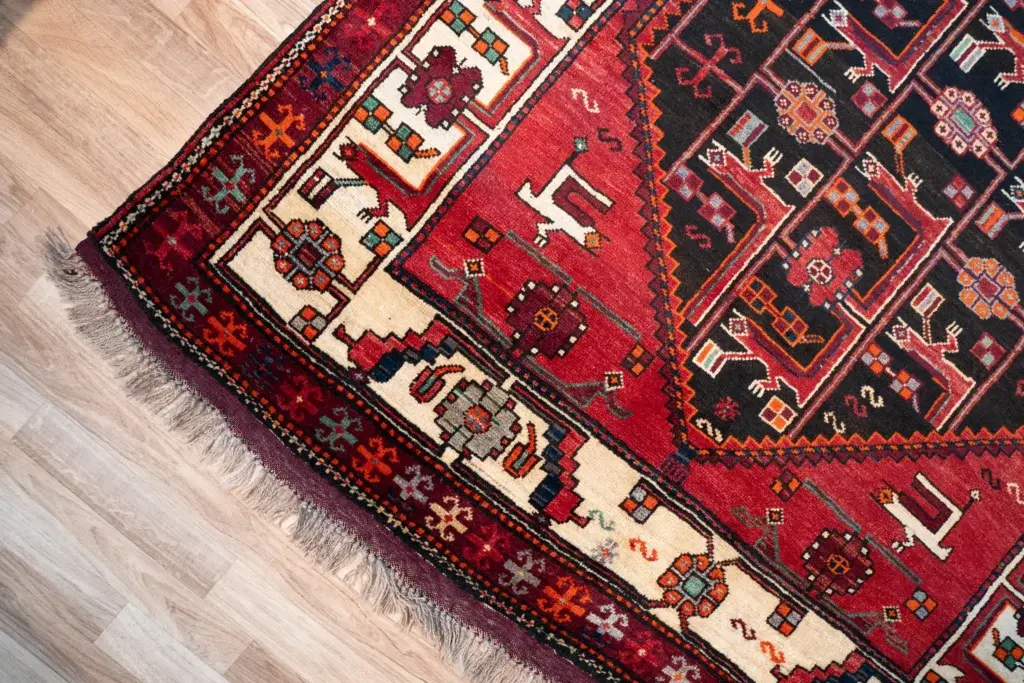 Qashqai Wool Rug 5.3x7.5 View 3