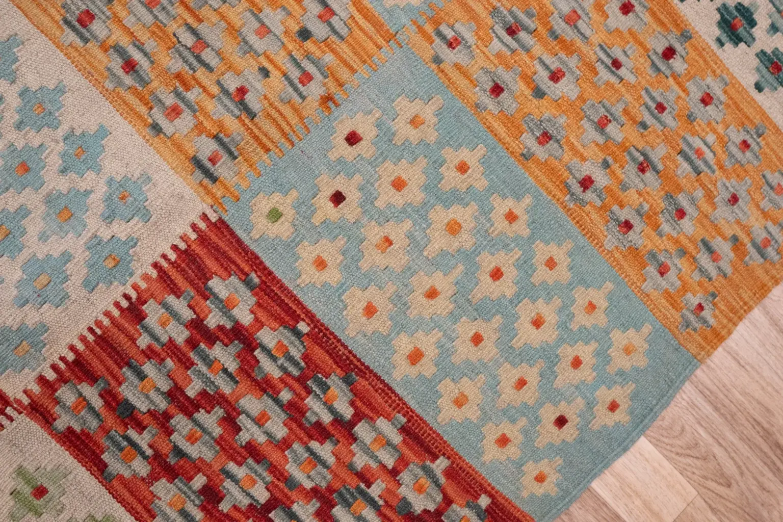 Kilim Wool Rug 2.9 x 8.1 View 3