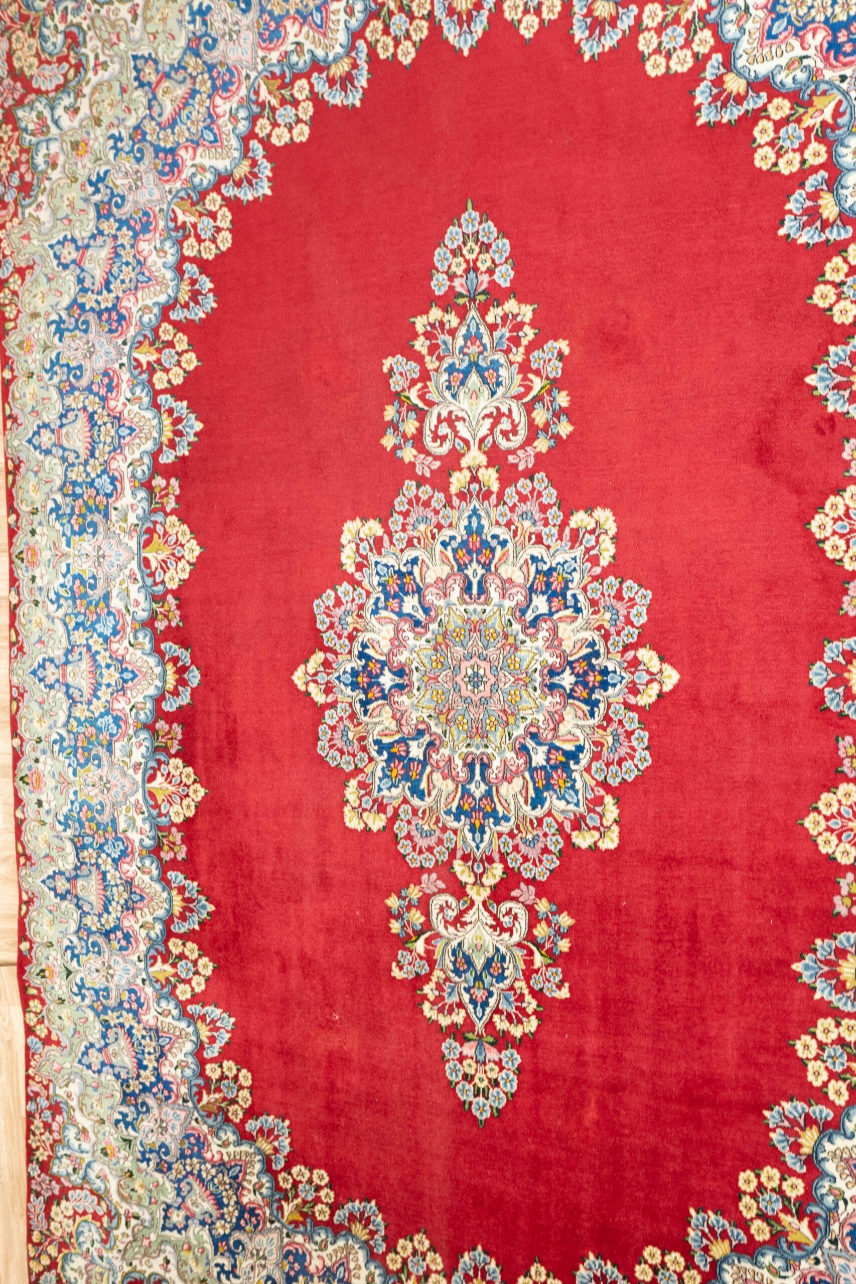 Kerman Wool Rug 8.9x11.9 View 7