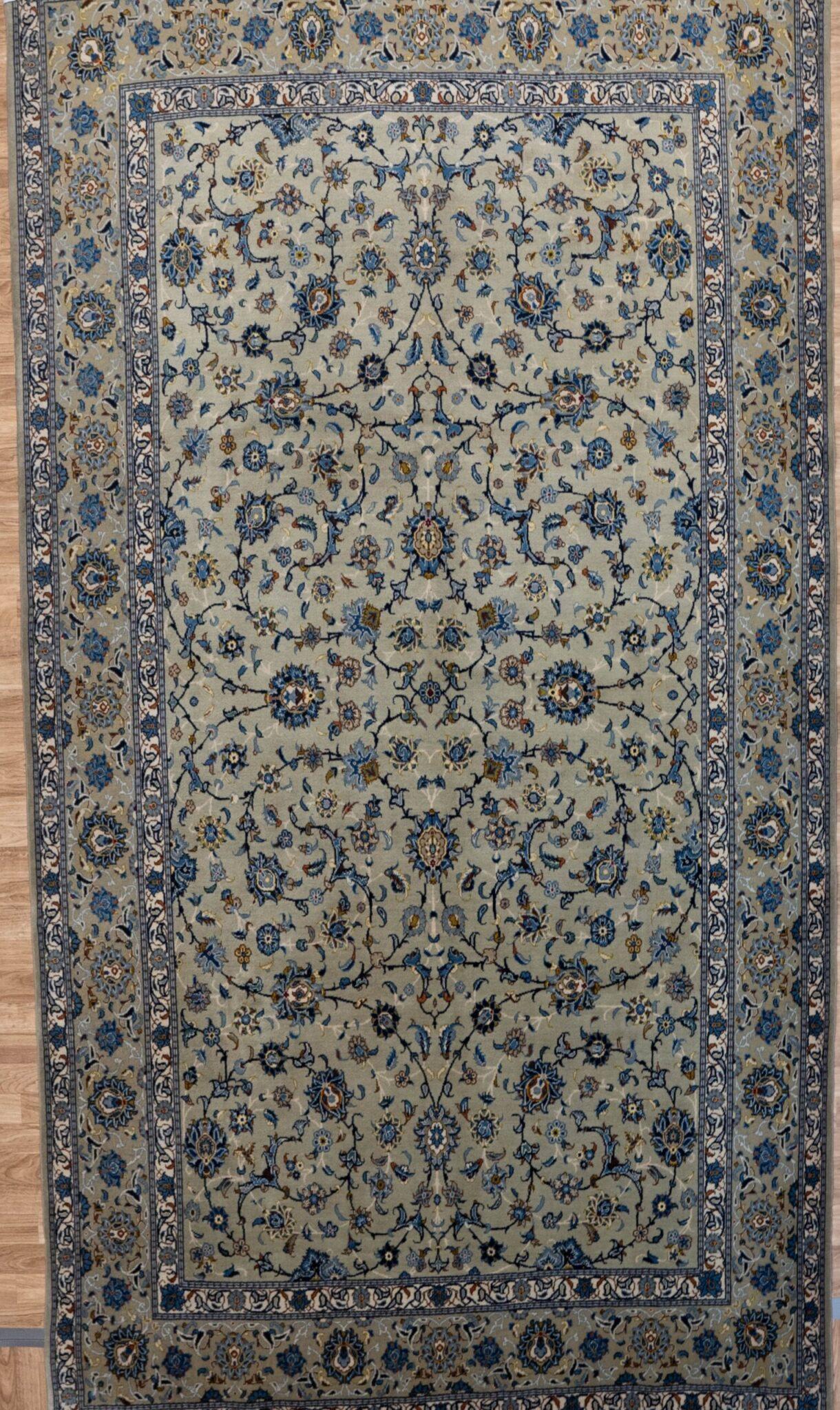 Kashan Wool Rug 7.2'x10.5' View 1