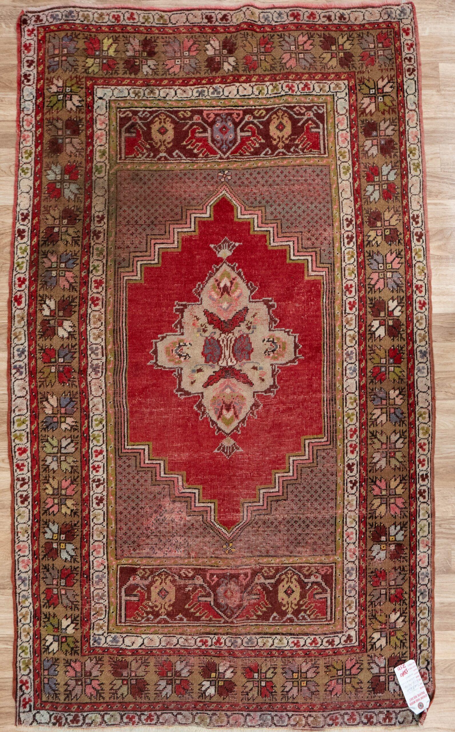 Turkmen Wool Rug 5.4x3.5 View 1