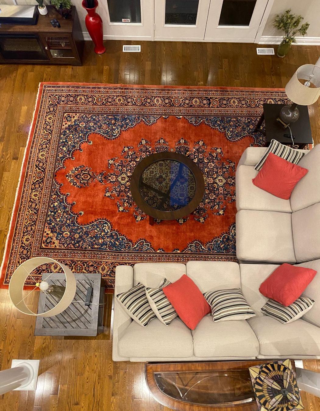 Beautiful Persian Saruk Size is 10x14. View 2