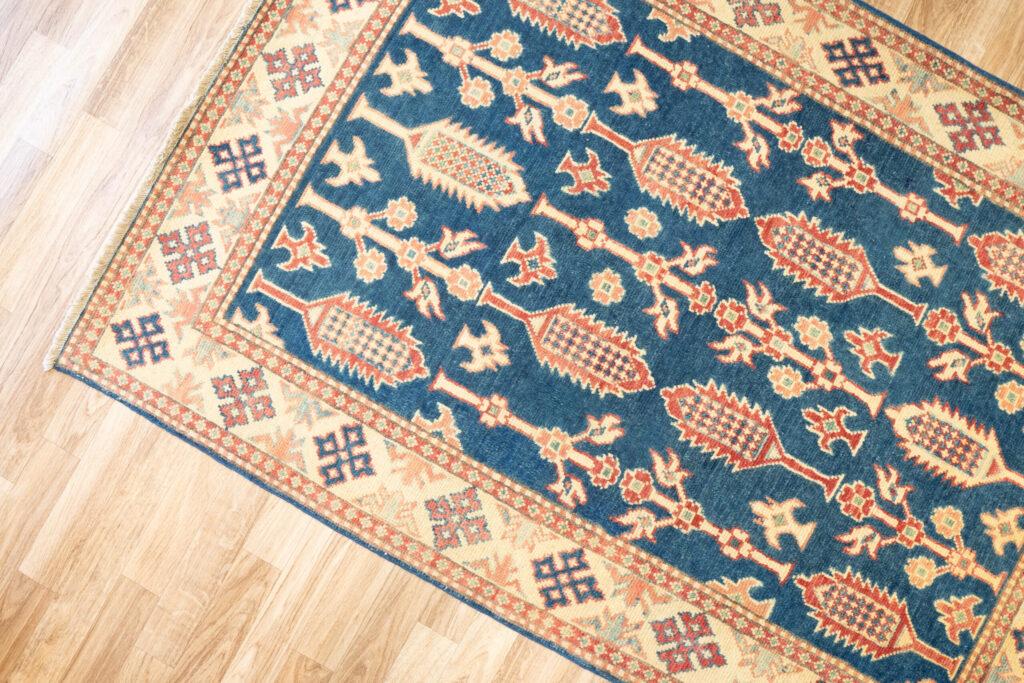 Kazak Wool Rug 3.2'x5.5' View 2