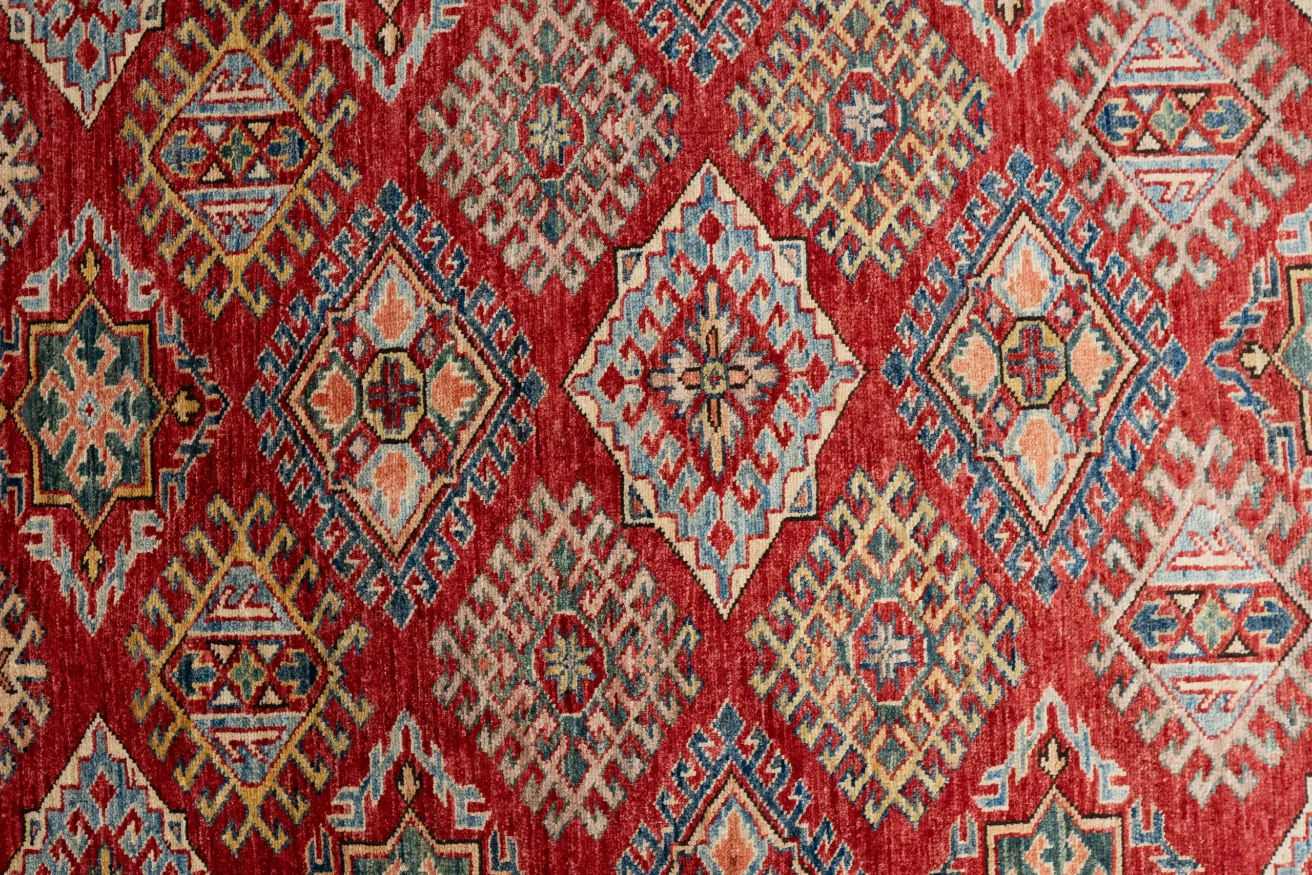 Kazak Wool Rug 7 x 6' View 1