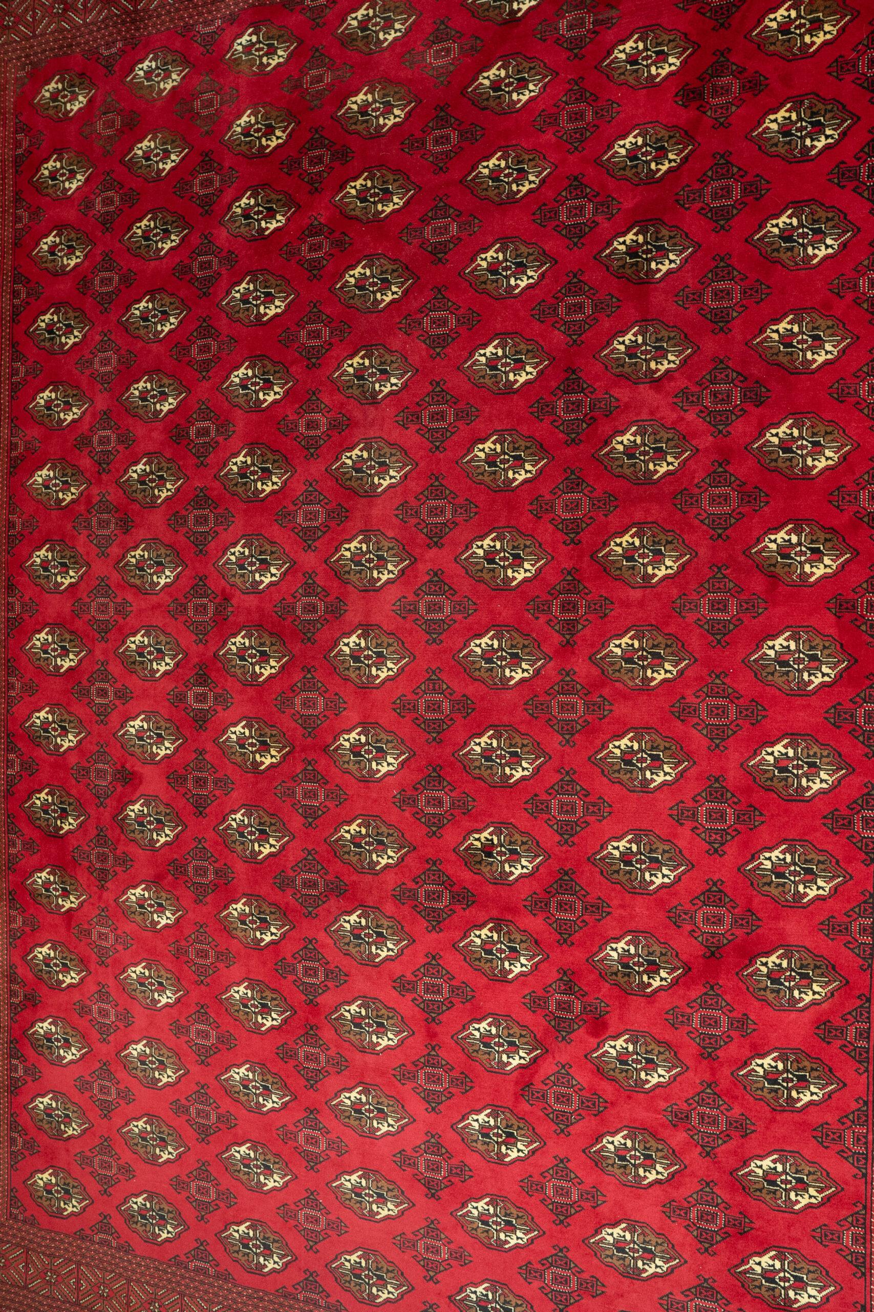 Turkmen Wool Rug 12.7x10.1 View 3