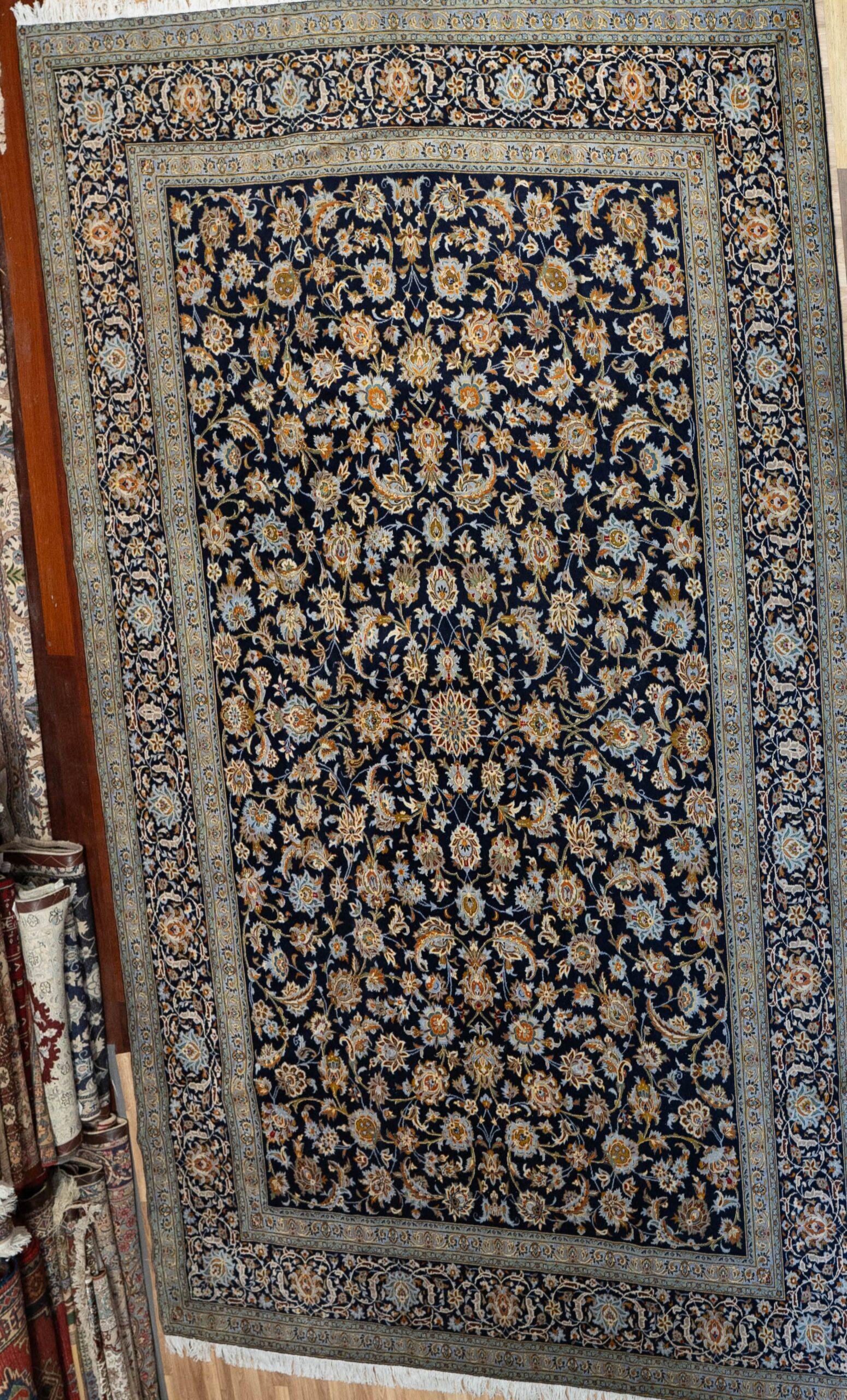 Kashan Wool Rug 10.5'x13.9' View 1