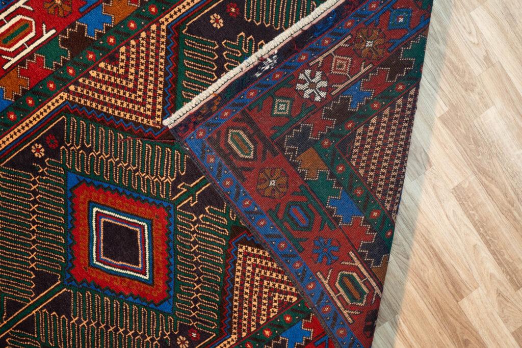 Baluch Wool Rug 3.7'x6.9' View 4