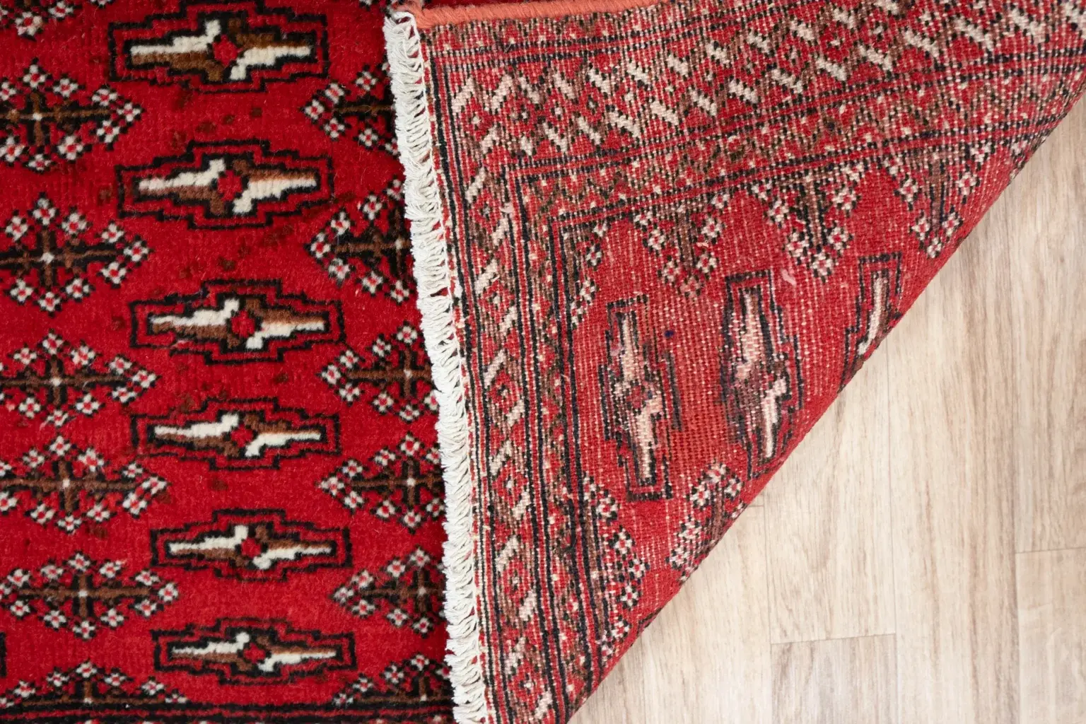 Turkmen Wool Rug 3.5 x 1.8 View 2