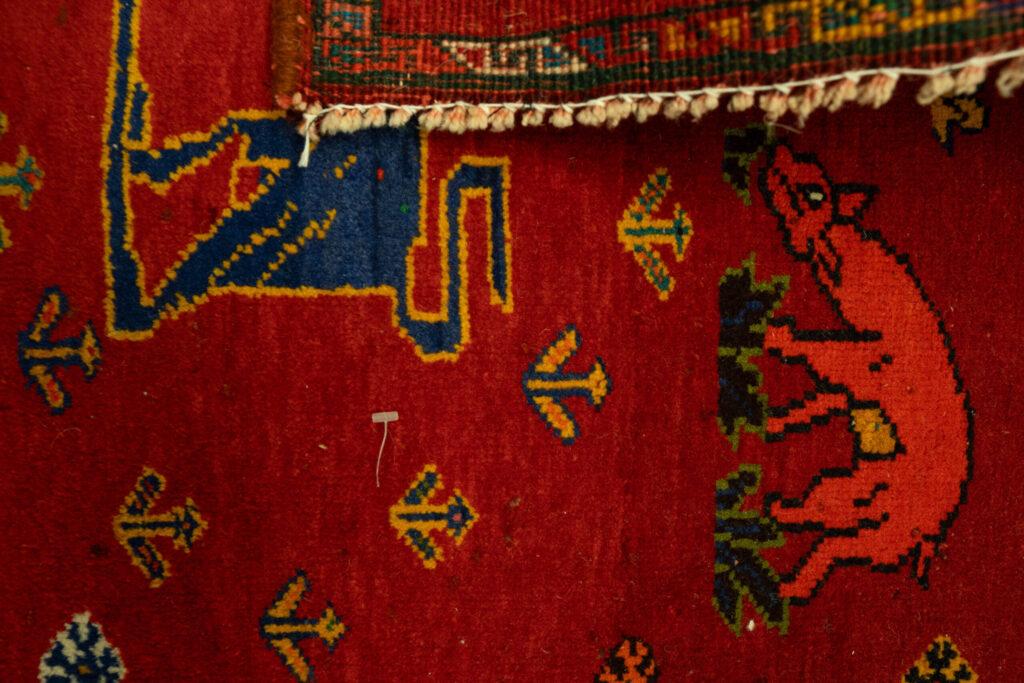 Qashqai Wool Rug 2.0x2.0 View 3