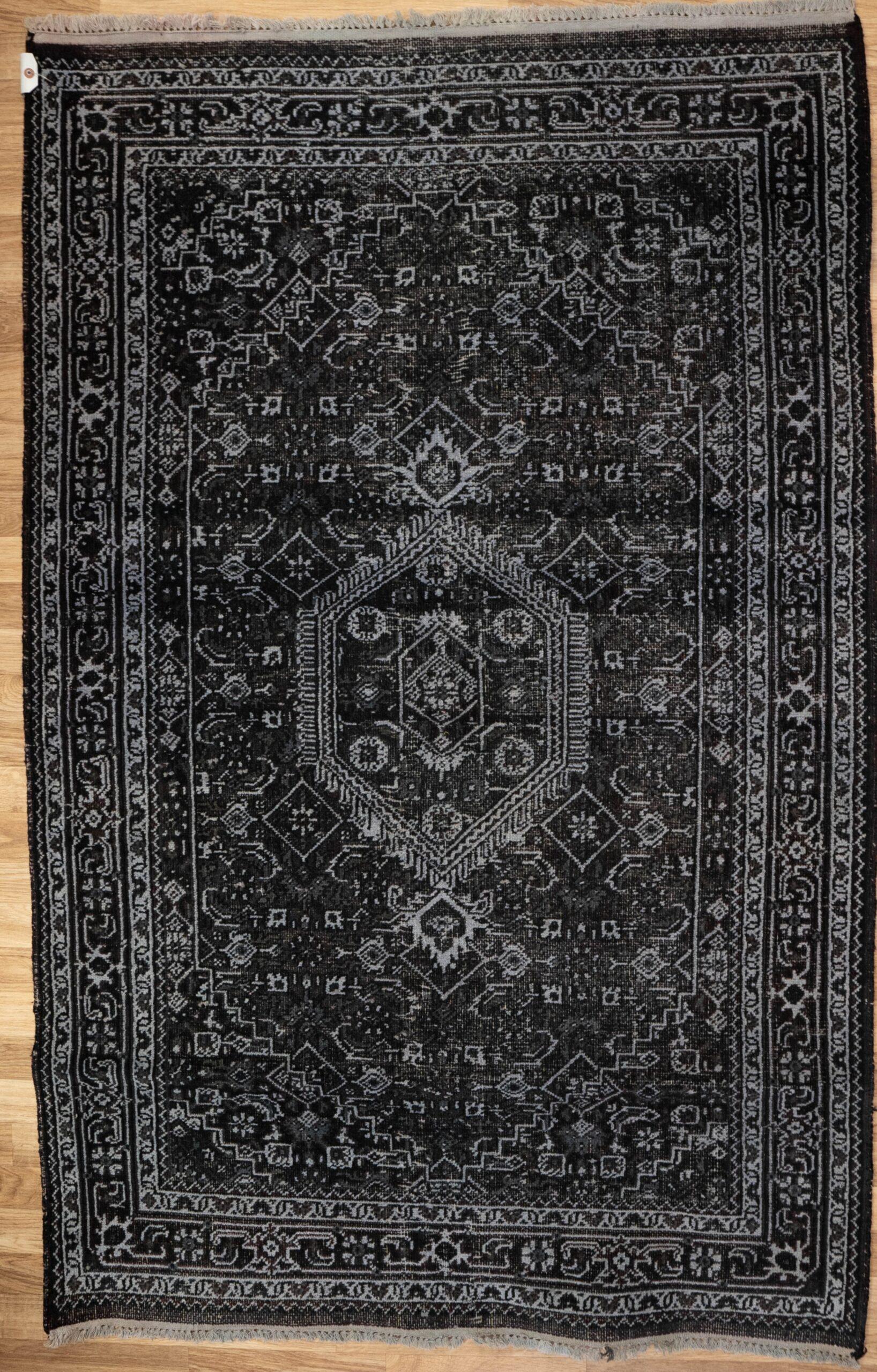 Overdyed Bidjar Wool Rug 4'x6' View 1