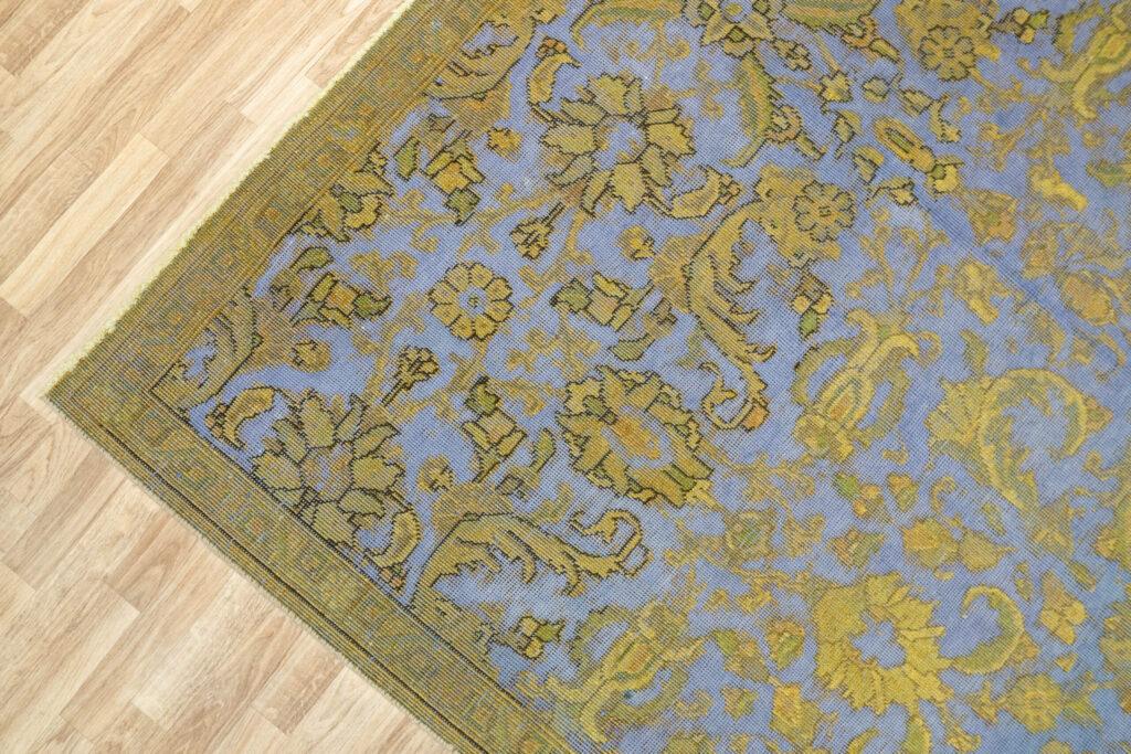 Overdyed Tabriz Wool Rug 7.4'x9' View 2