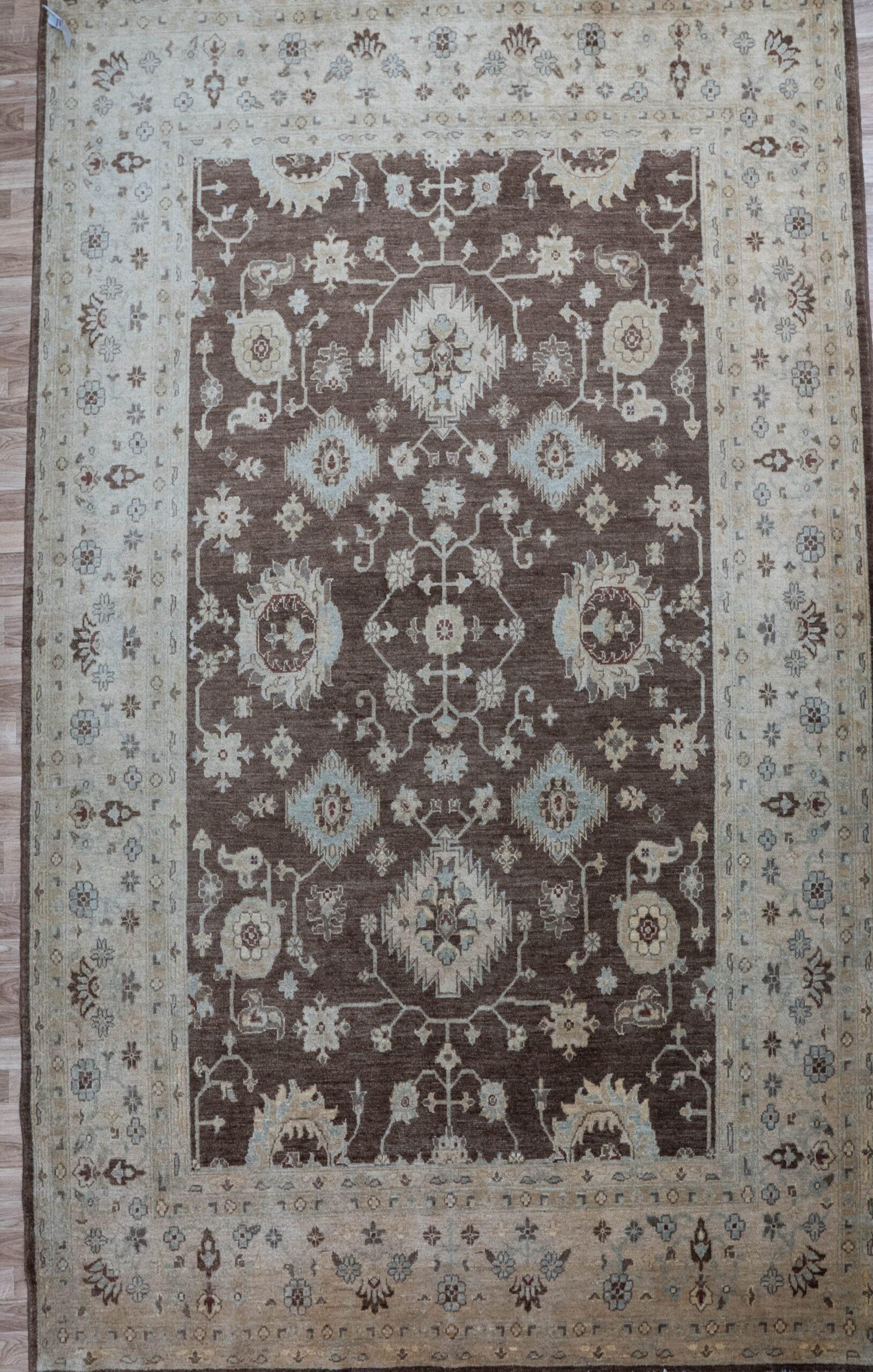 Chobi Wool Pile Rug 6.7'x9.7' View 1