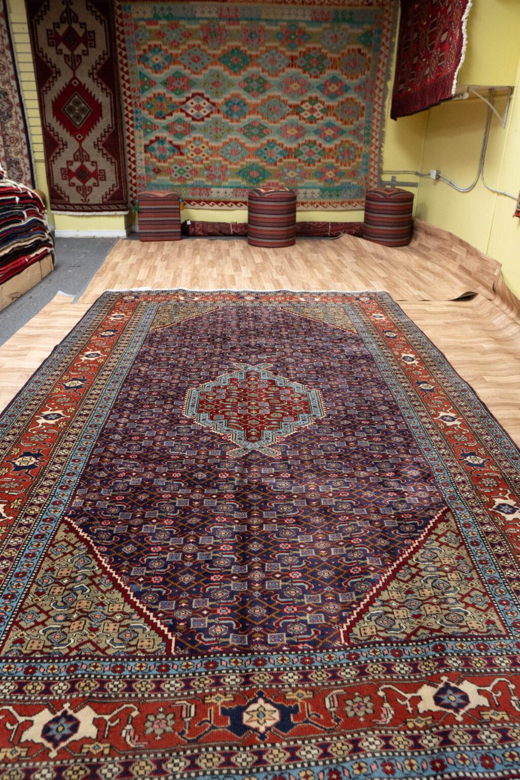 Ardabil Wool Rug 9.9x6.9 View 3