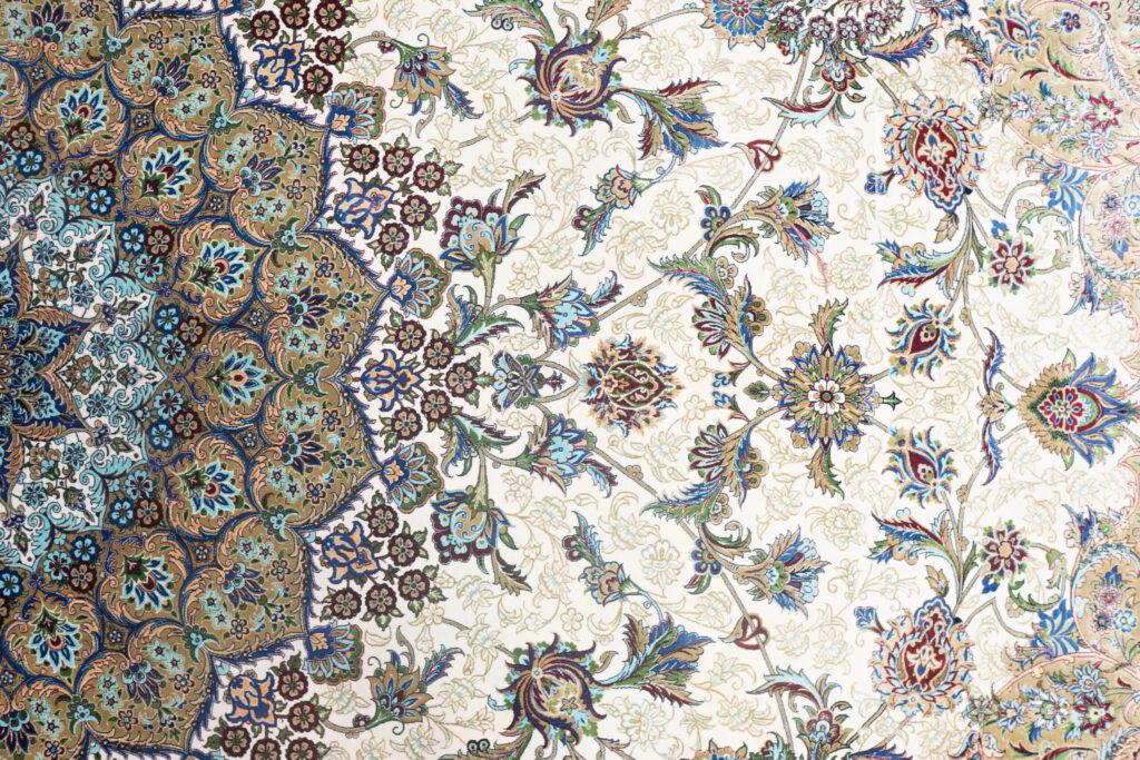 Qum Design Silk Rug 8.2'x11.4' View 5