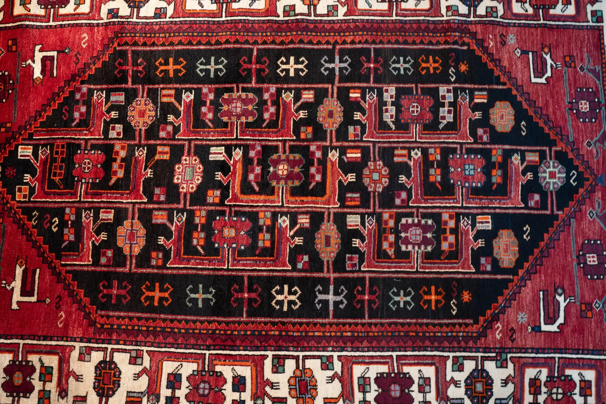 Qashqai Wool Rug 5.3x7.5 View 1