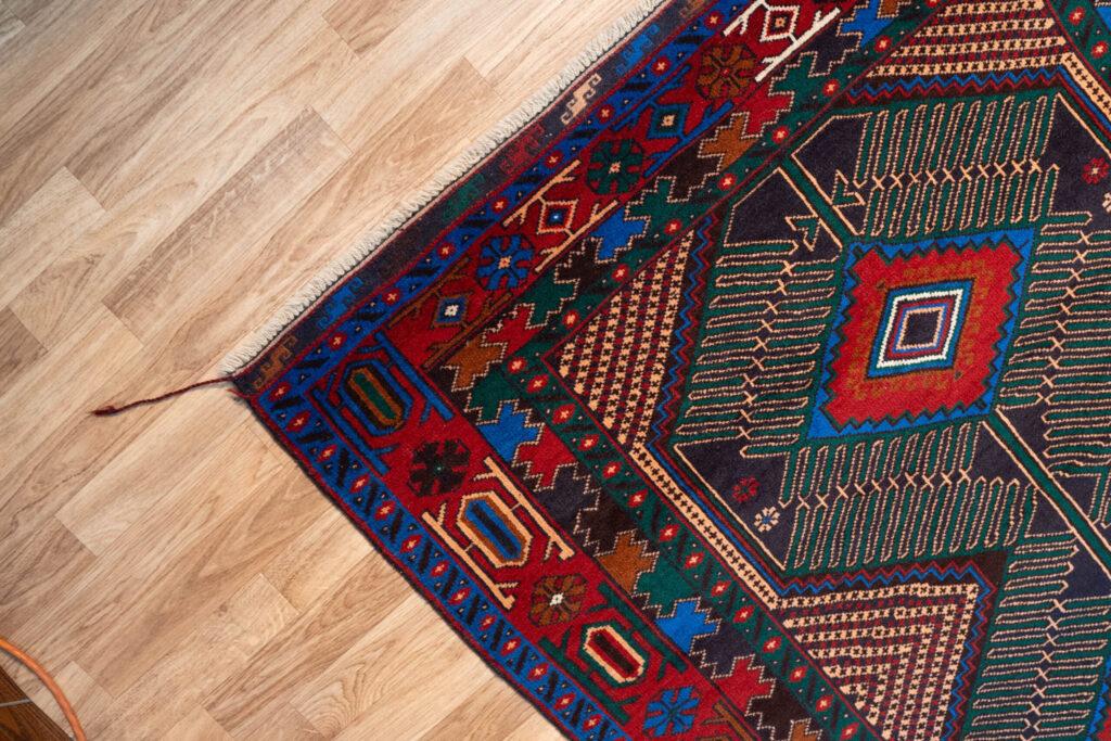 Baluch Wool Rug 3.7'x6.9' View 3