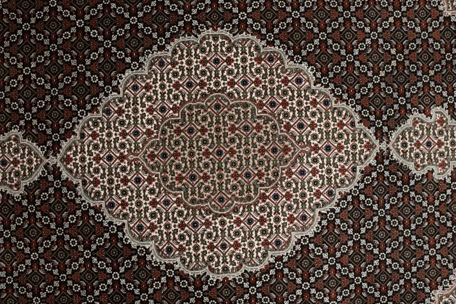 Tabriz  Wool Rug 5.5 x 9.6' View 1