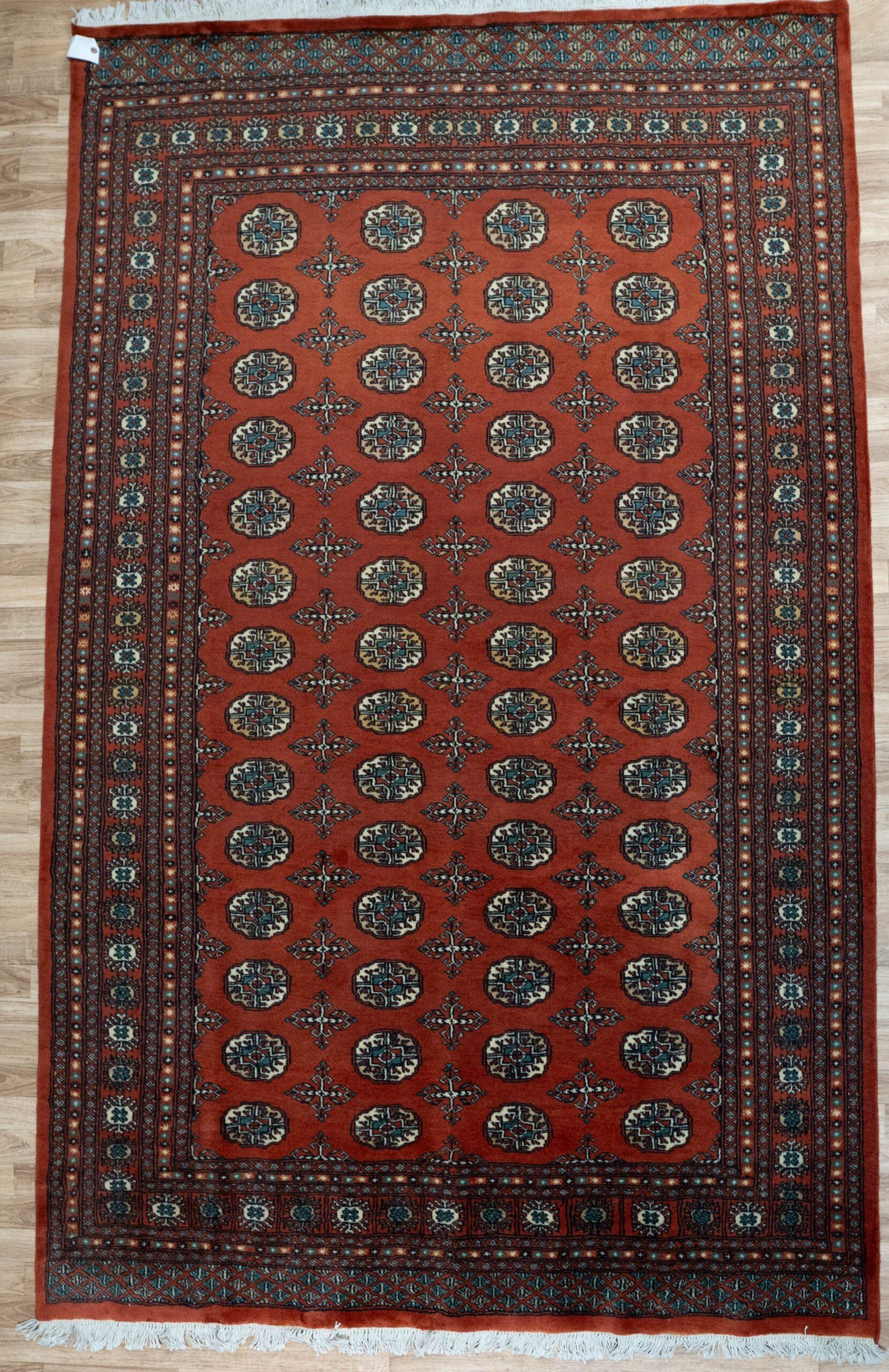 Bokhara Wool Pile Rug 6'x9' View 1