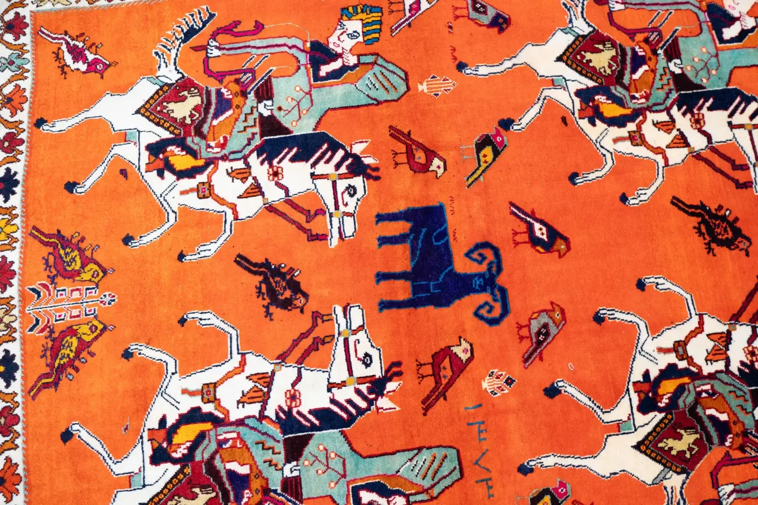 Qashqai Wool Rug 5.0 × 7.4 View 4