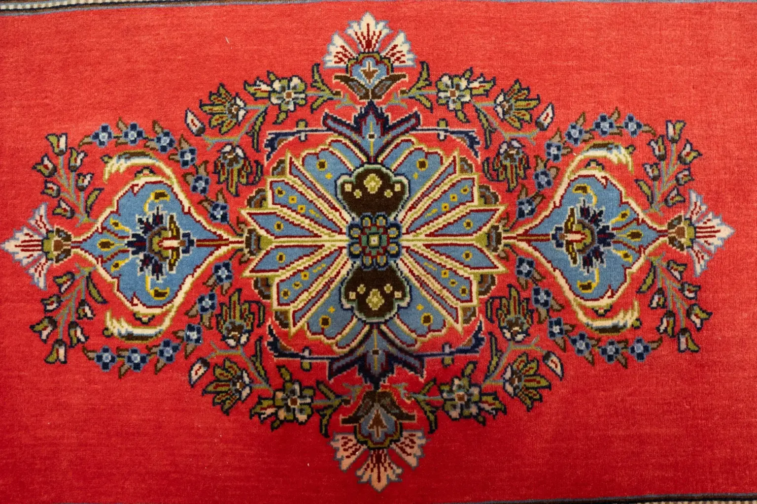 Kashan Kurk Wool 2.6 × 3.5 View 2