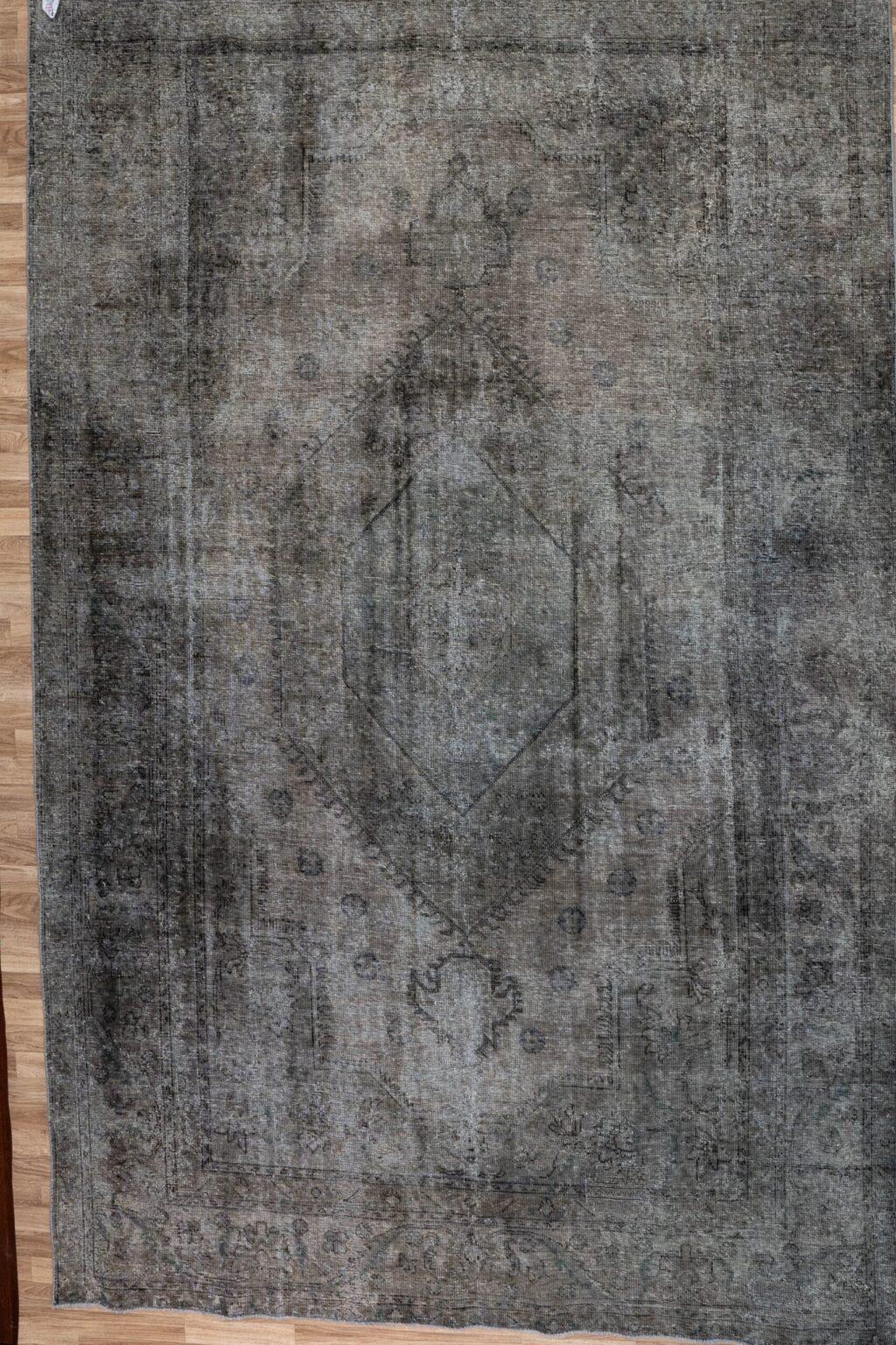 Overdyed Tabriz Wool Rug 6.6'x9.8' View 2