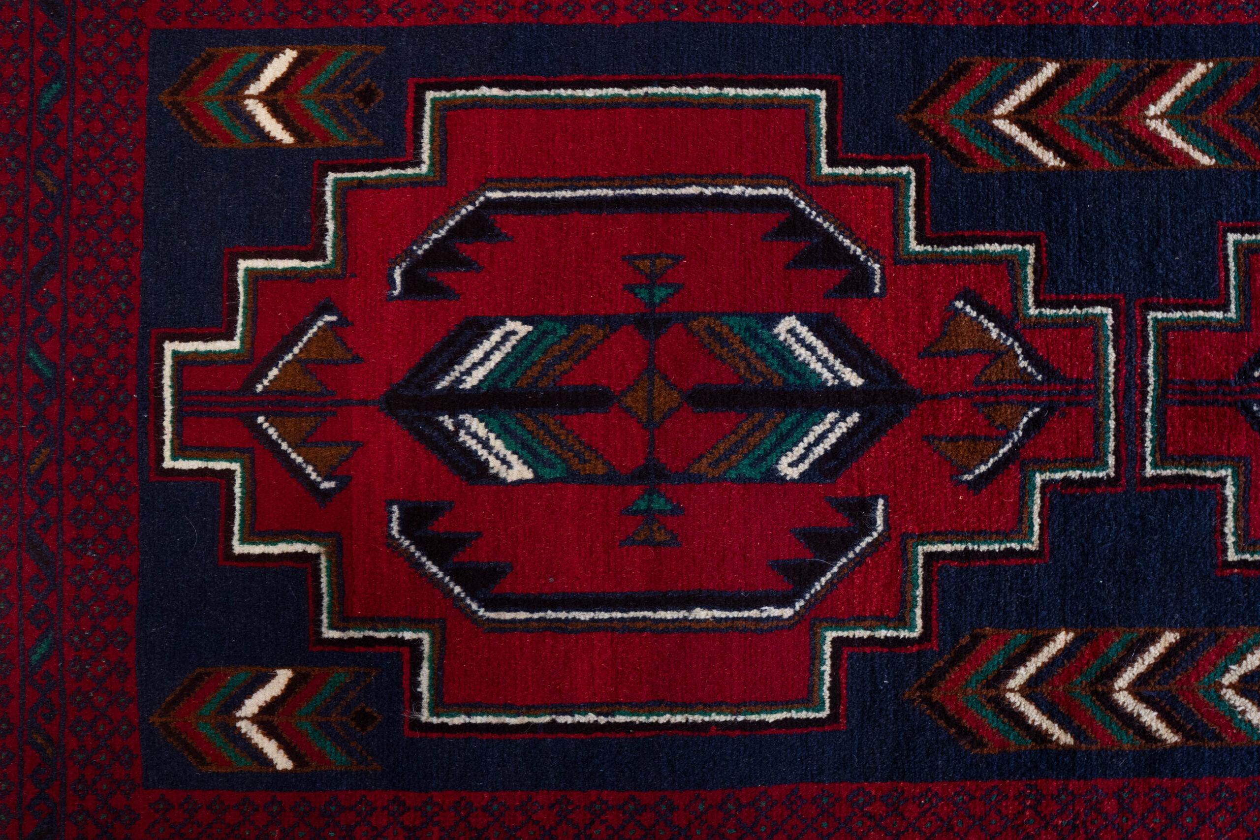 Baluch Wool Rug 3'x5' View 3