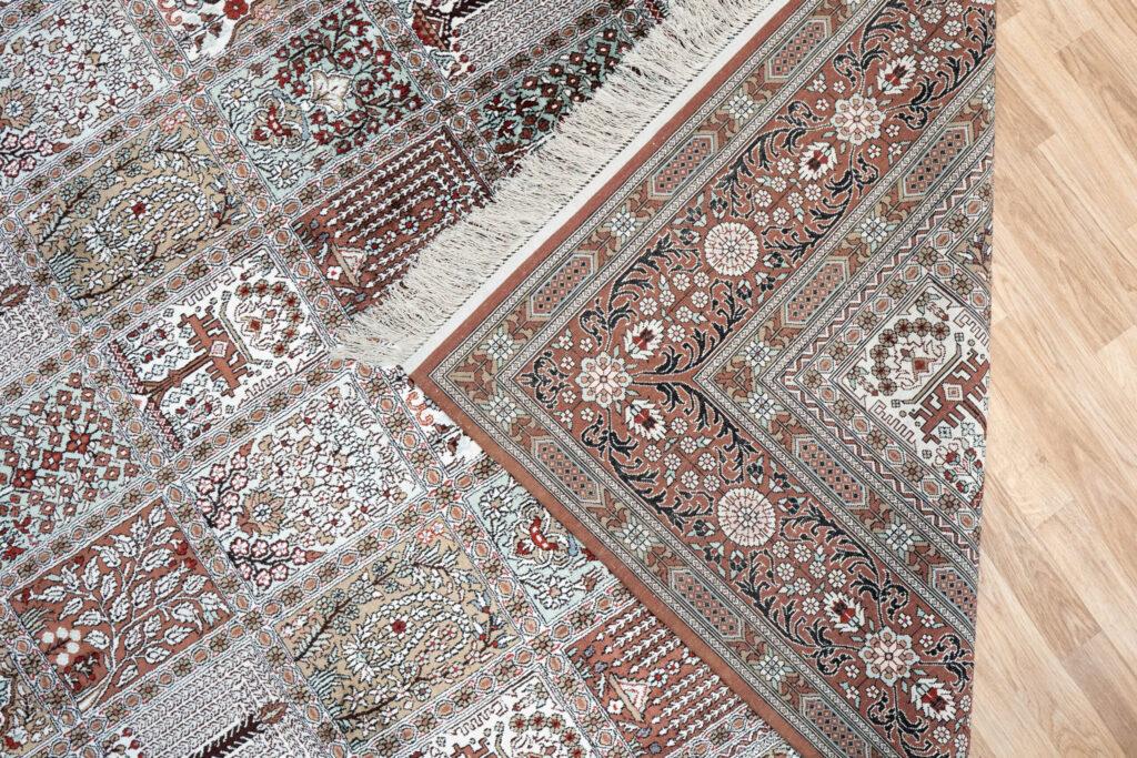 Qum Design Silk Rug 6'x9' View 5