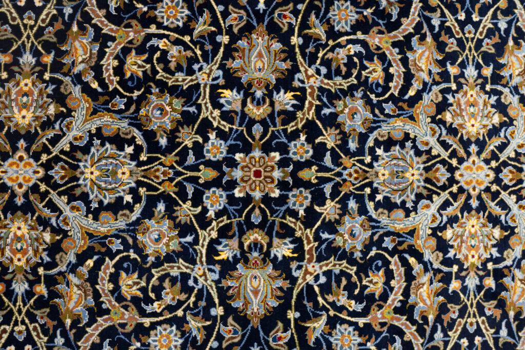 Kashan Wool Rug 10'x13.8' View 2