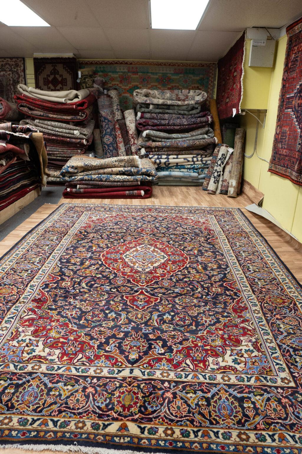 Kashan Wool Rug 11.0x8.0 View 6