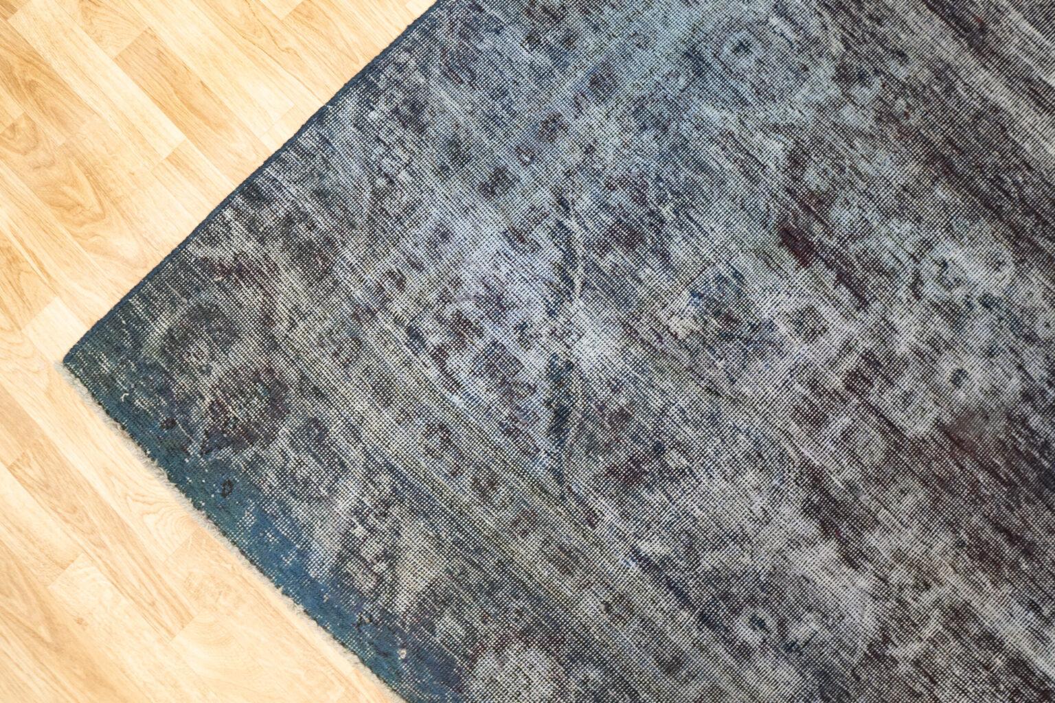 Vintage Overdyed Wool Rug 7.8'x11' View 3