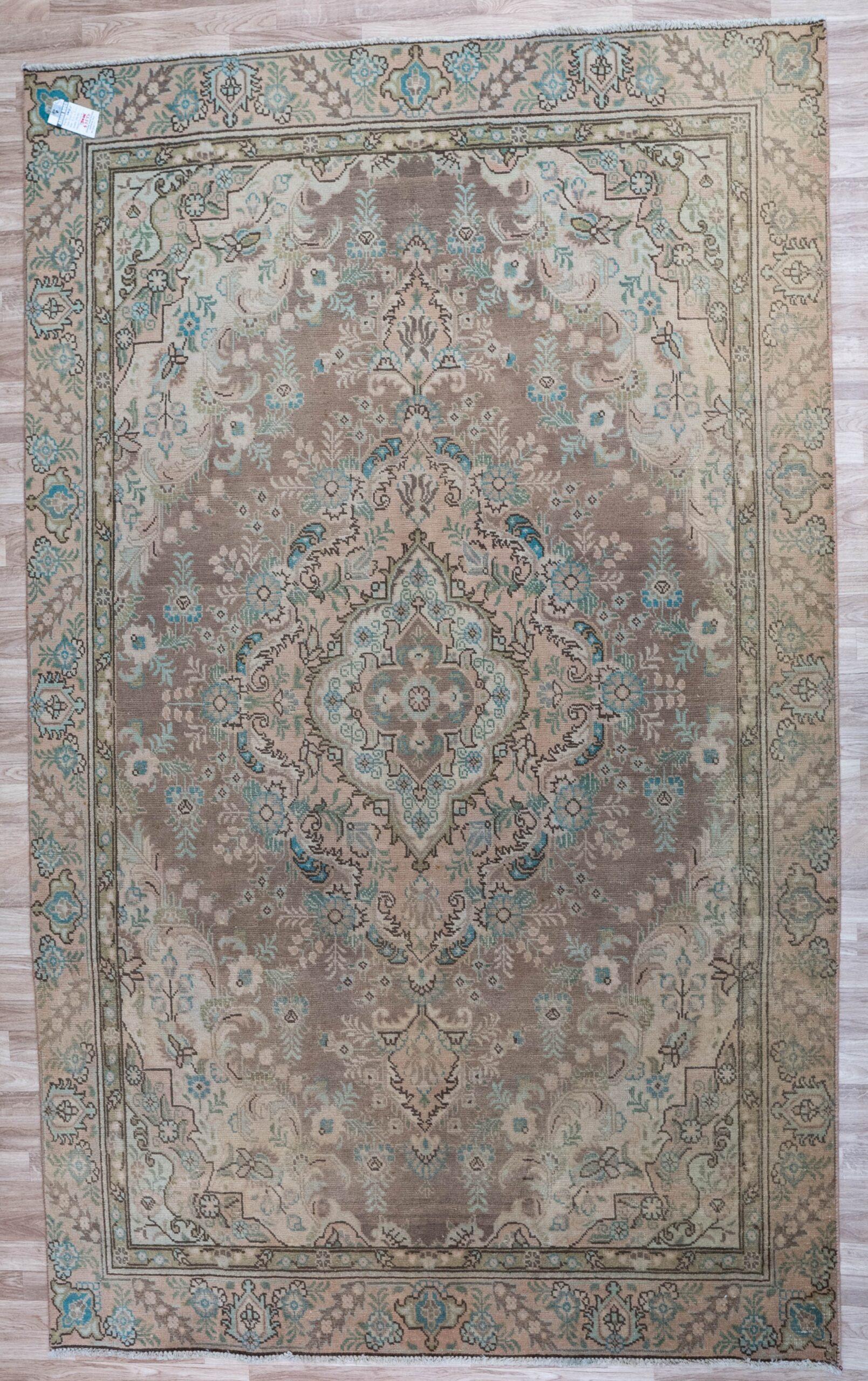 Tabriz Overdyed Rug 6'x9' View 2