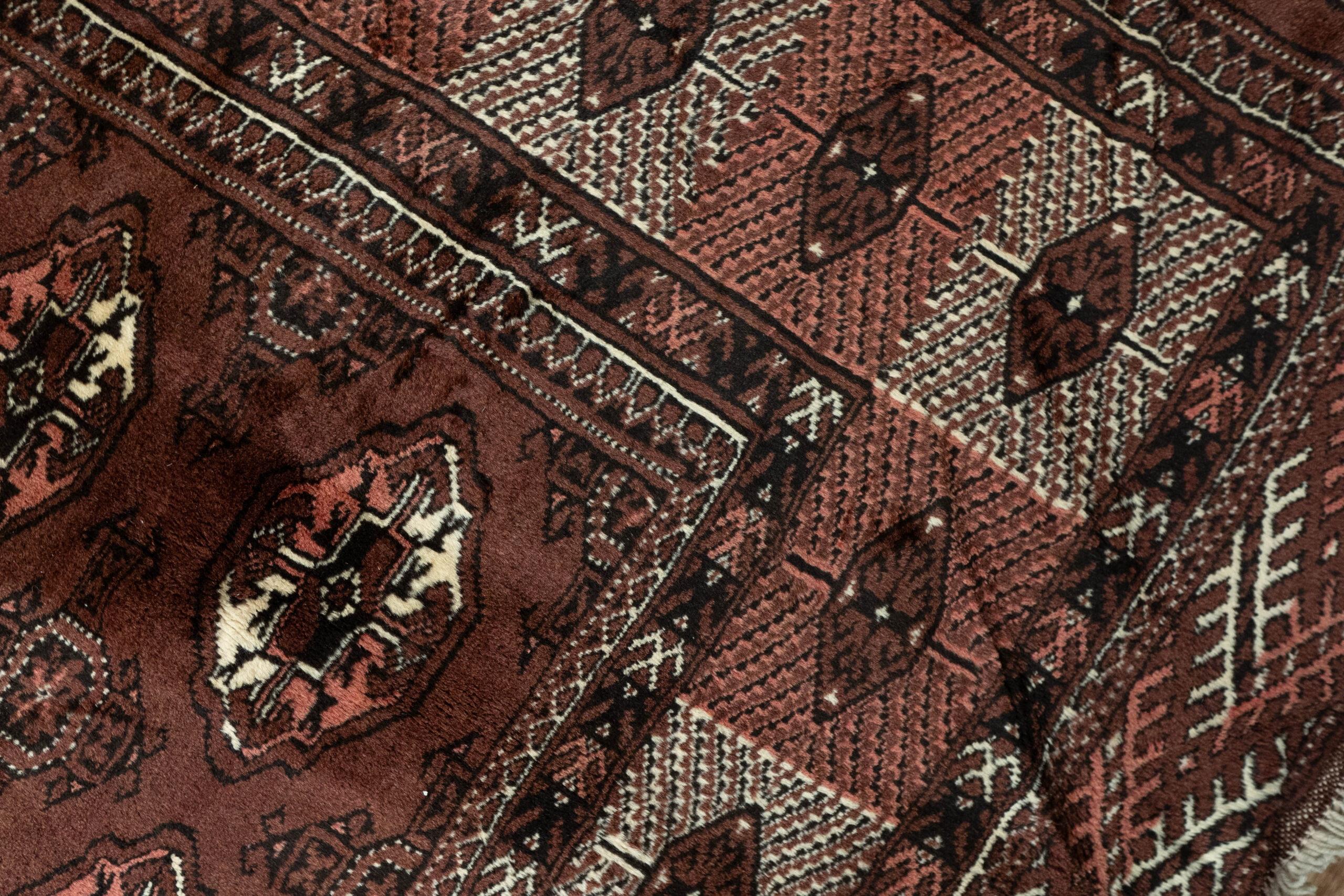 Turkmen Wool Rug 12.2x7.11 View 2