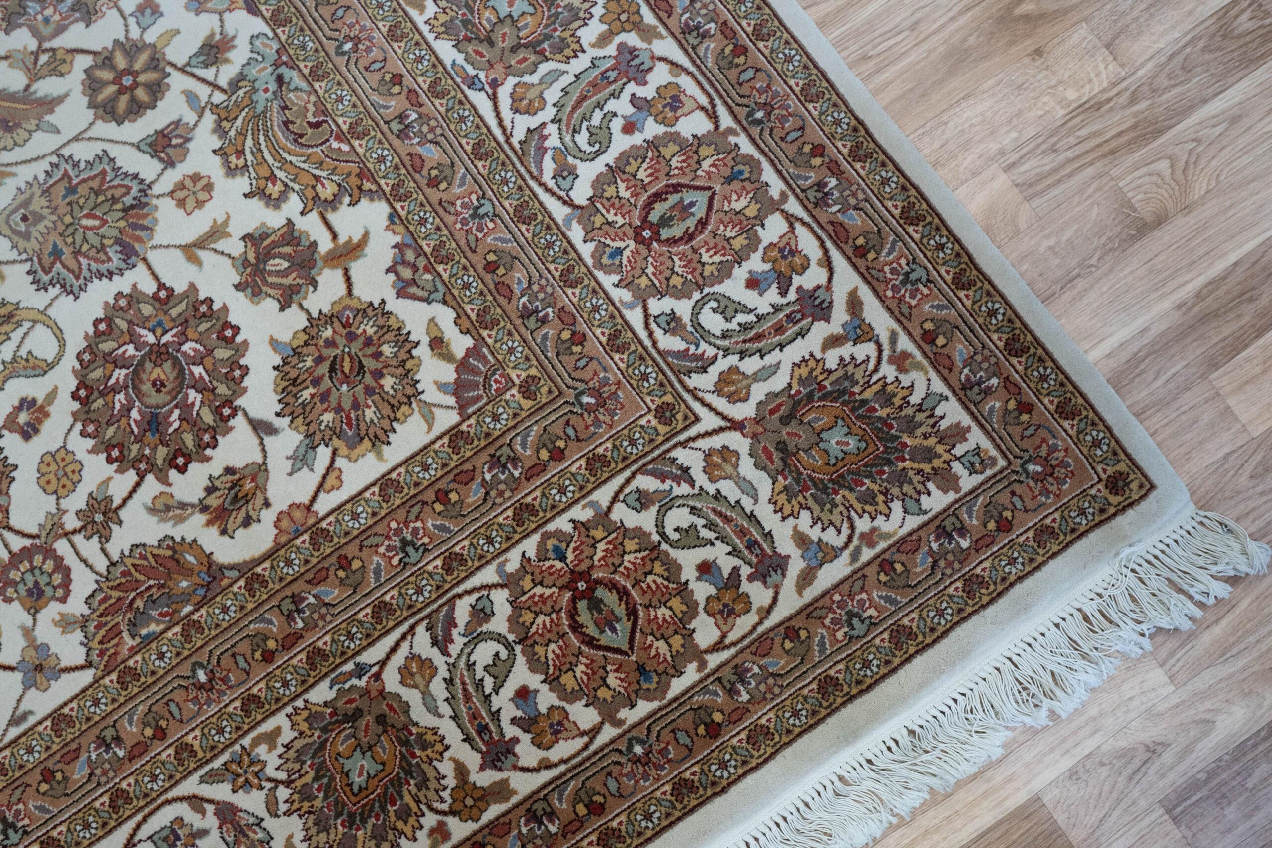 Tabriz Kurk Wool Rug 8'x10' View 5